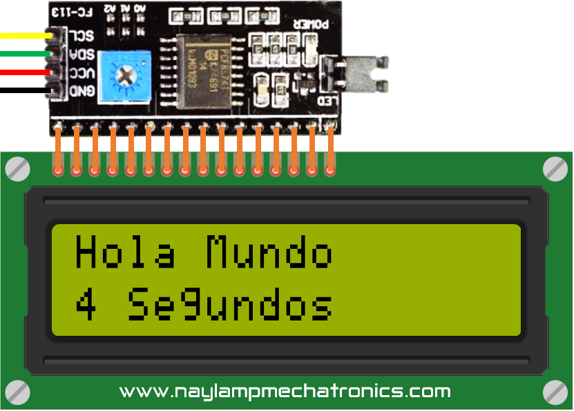 Hola mundo con LCD I2C